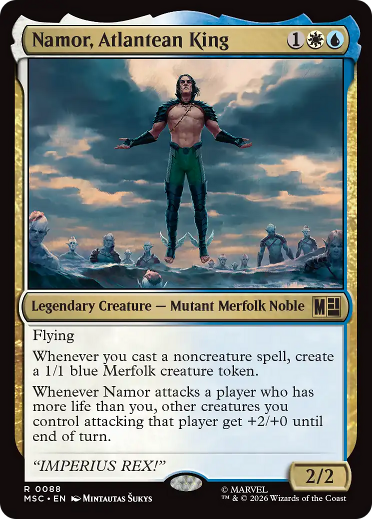 Namor, Atlantean King [Marvel Super Heroes Commander] | Black Swamp Games