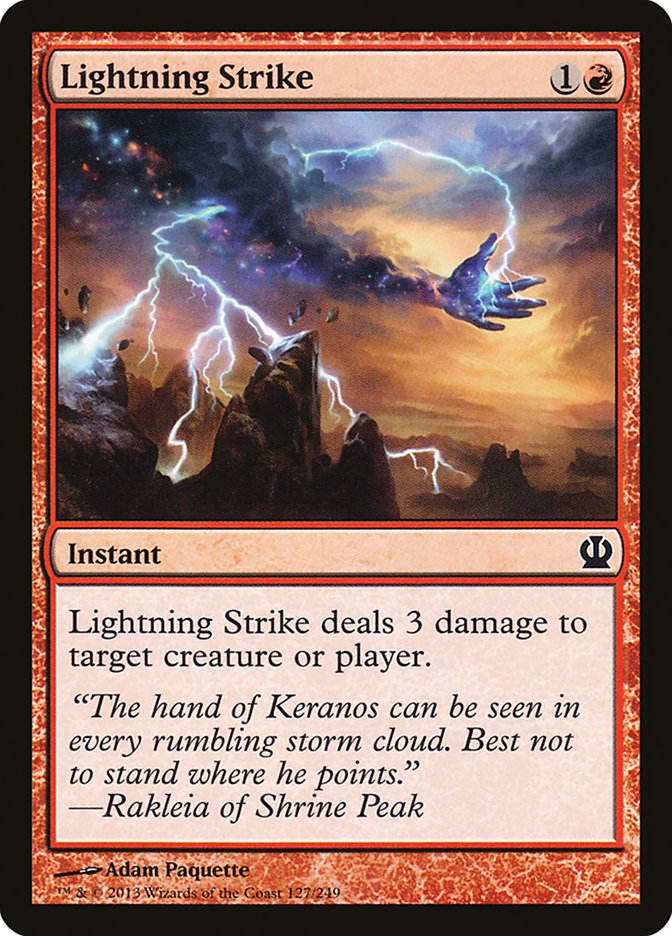 Lightning Strike [Theros] | Black Swamp Games