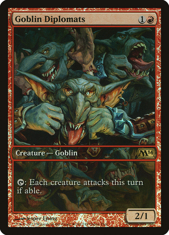 Goblin Diplomats (Game Day) [Magic 2014 Promos] | Black Swamp Games