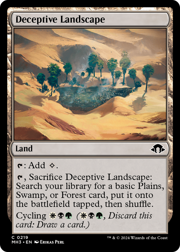 Deceptive Landscape [Modern Horizons 3] | Black Swamp Games