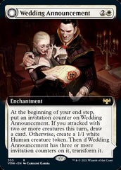 Wedding Announcement // Wedding Festivity (Extended Art) [Innistrad: Crimson Vow] | Black Swamp Games