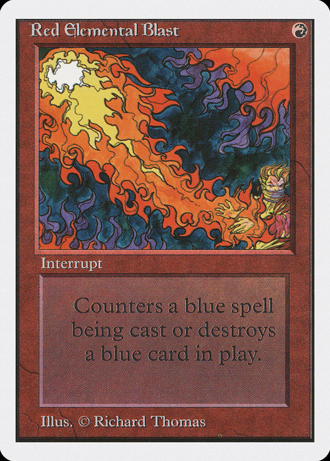 Red Elemental Blast [Unlimited Edition] | Black Swamp Games