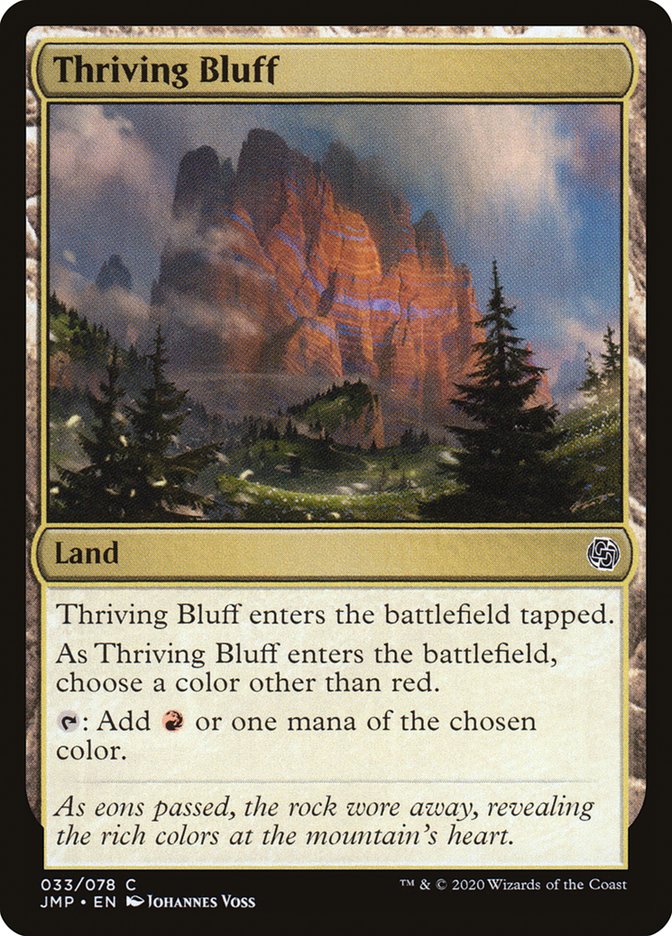 Thriving Bluff [Jumpstart] | Black Swamp Games