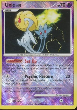 Uxie (43/146) (League Promo) [Diamond & Pearl: Legends Awakened] | Black Swamp Games
