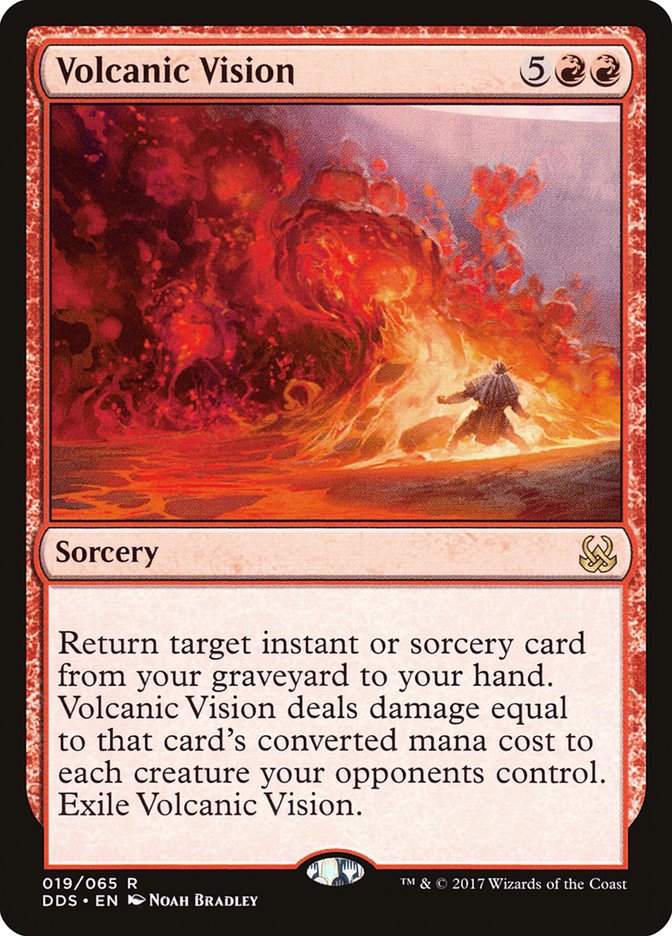 Volcanic Vision [Duel Decks: Mind vs. Might] | Black Swamp Games