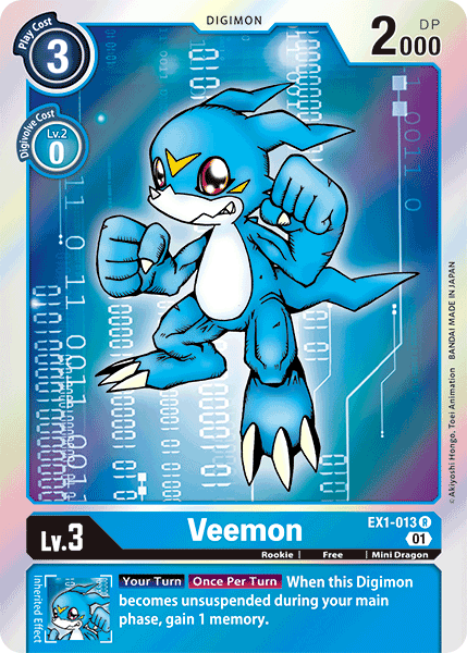 Veemon [EX1-013] [Classic Collection] | Black Swamp Games