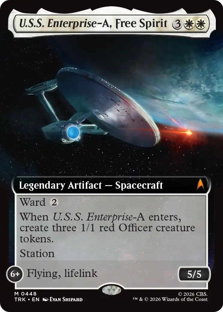 U.S.S. Enterprise-A, Free Spirit (Extended Art) [Star Trek] | Black Swamp Games