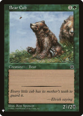 Bear Cub [Mystery Booster] | Black Swamp Games