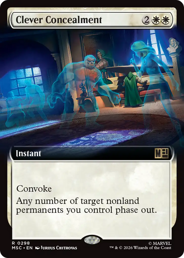 Clever Concealment (Extended Art) [Marvel Super Heroes Commander] | Black Swamp Games
