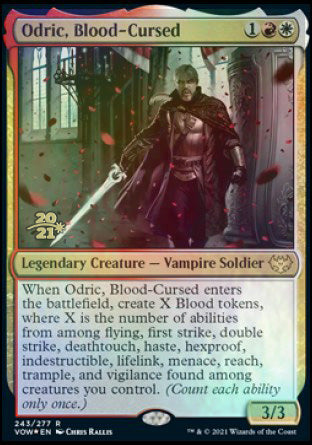 Odric, Blood-Cursed [Innistrad: Crimson Vow Prerelease Promos] | Black Swamp Games