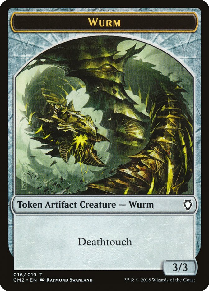 Wurm Token (016/019) [Commander Anthology Volume II Tokens] | Black Swamp Games