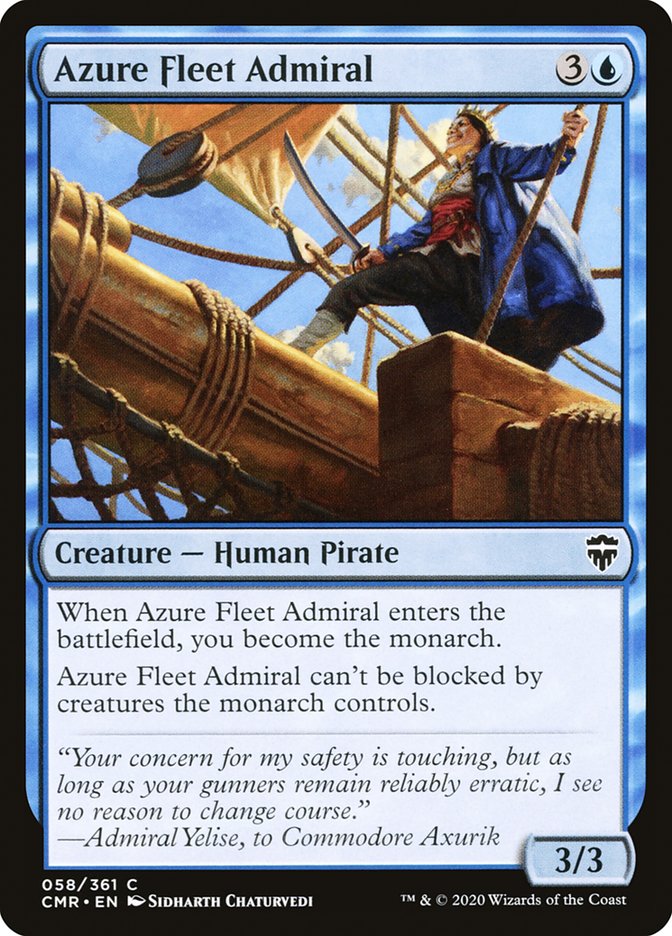 Azure Fleet Admiral [Commander Legends] | Black Swamp Games