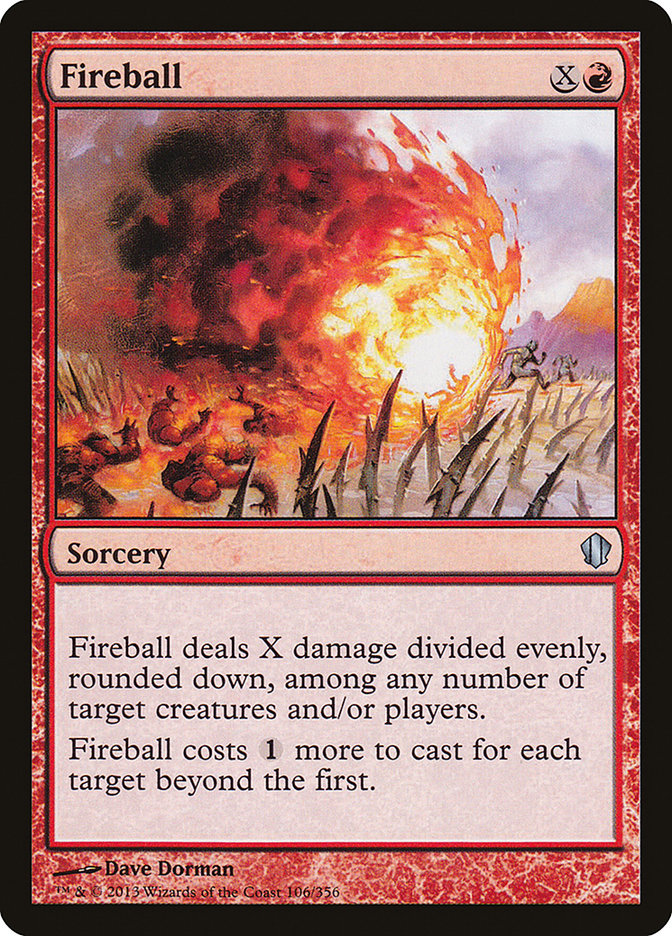 Fireball [Commander 2013] | Black Swamp Games
