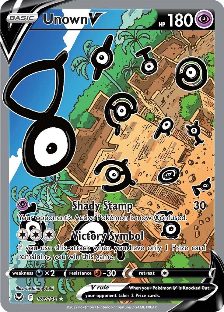 Unown V (177/195) [Sword & Shield: Silver Tempest] | Black Swamp Games