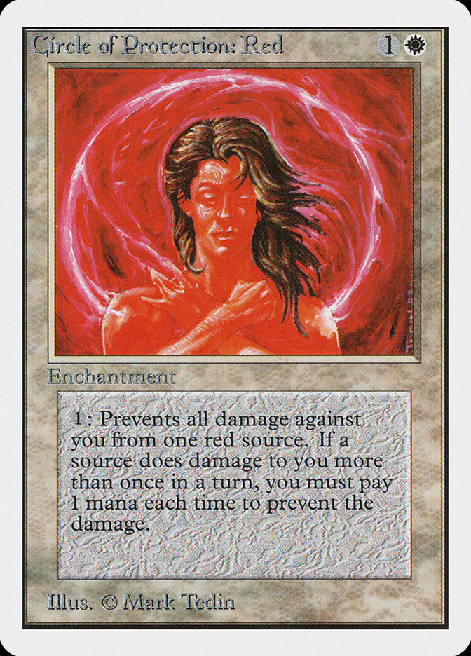 Circle of Protection: Red [Unlimited Edition] | Black Swamp Games