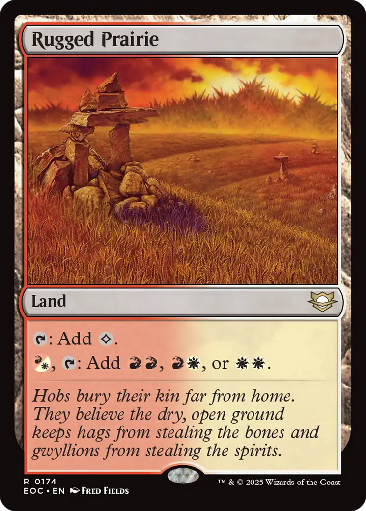 Rugged Prairie [Edge of Eternities Commander] | Black Swamp Games