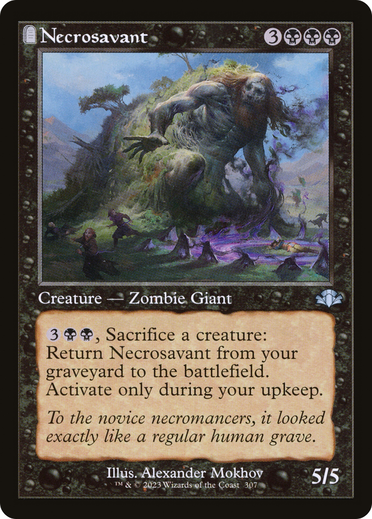 Necrosavant (Retro) [Dominaria Remastered] | Black Swamp Games