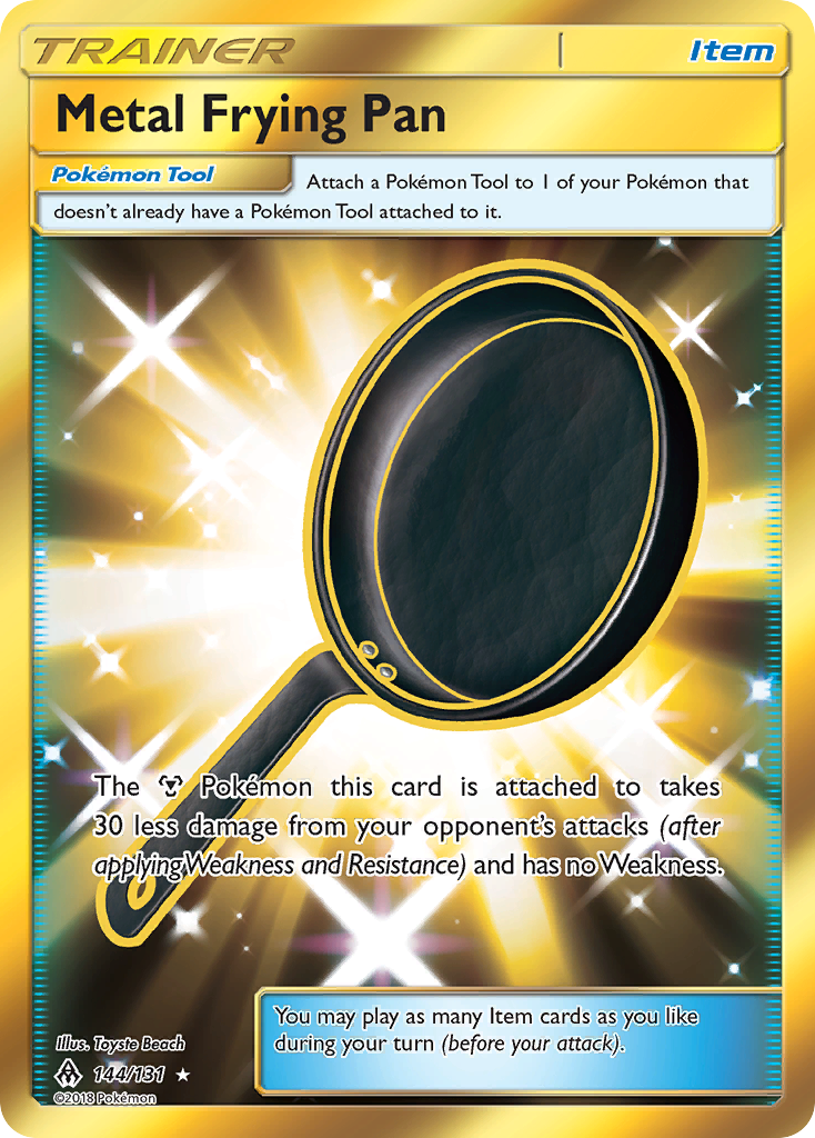 Metal Frying Pan (144/131) [Sun & Moon: Forbidden Light] | Black Swamp Games