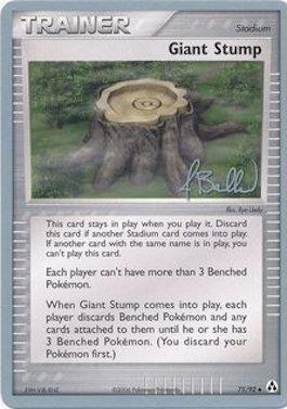 Giant Stump (75/92) (Eeveelutions - Jimmy Ballard) [World Championships 2006] | Black Swamp Games