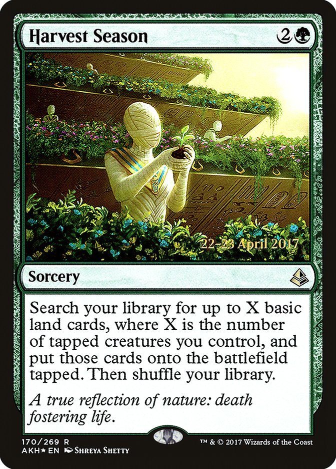 Harvest Season [Amonkhet Prerelease Promos] | Black Swamp Games