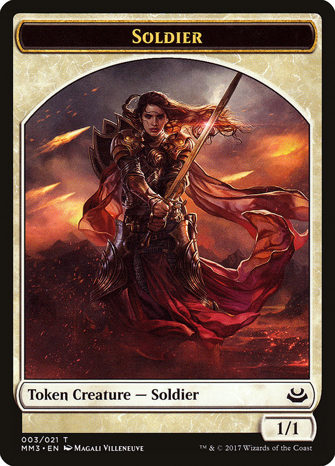 Soldier Token (003/021) [Modern Masters 2017 Tokens] | Black Swamp Games