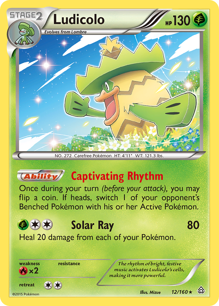 Ludicolo (12/160) [XY: Primal Clash] | Black Swamp Games
