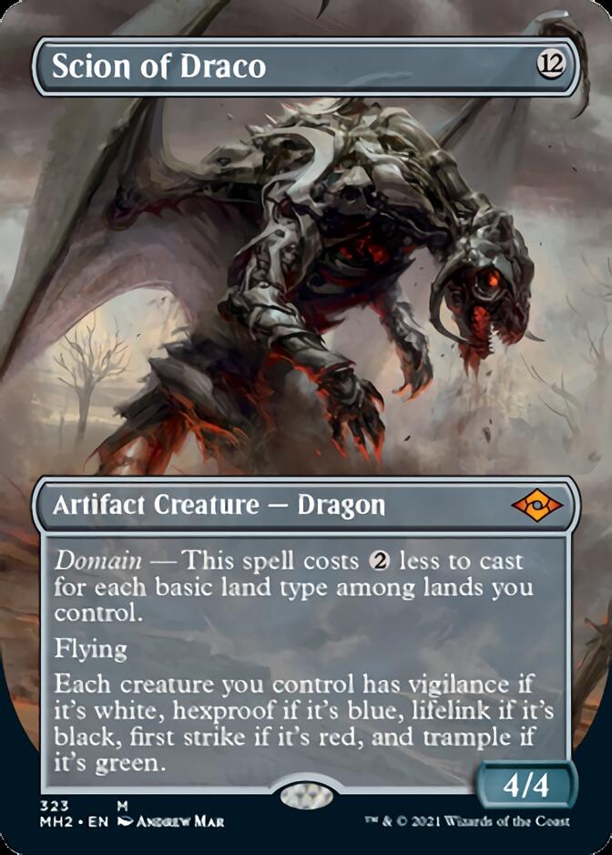 Scion of Draco (Borderless Alternate Art) [Modern Horizons 2] | Black Swamp Games