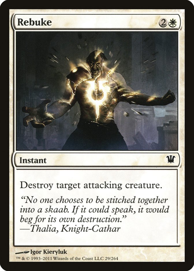Rebuke [Innistrad] | Black Swamp Games