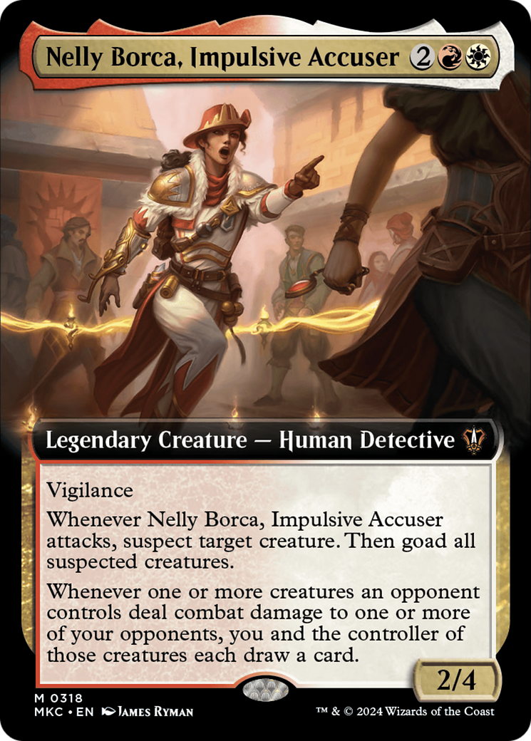 Nelly Borca, Impulsive Accuser (Extended Art) [Murders at Karlov Manor Commander] | Black Swamp Games