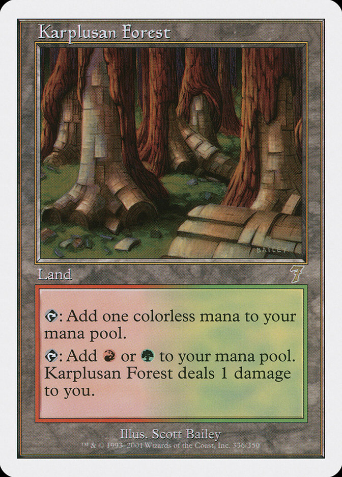 Karplusan Forest [Seventh Edition] | Black Swamp Games