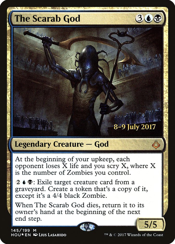 The Scarab God [Hour of Devastation Prerelease Promos] | Black Swamp Games