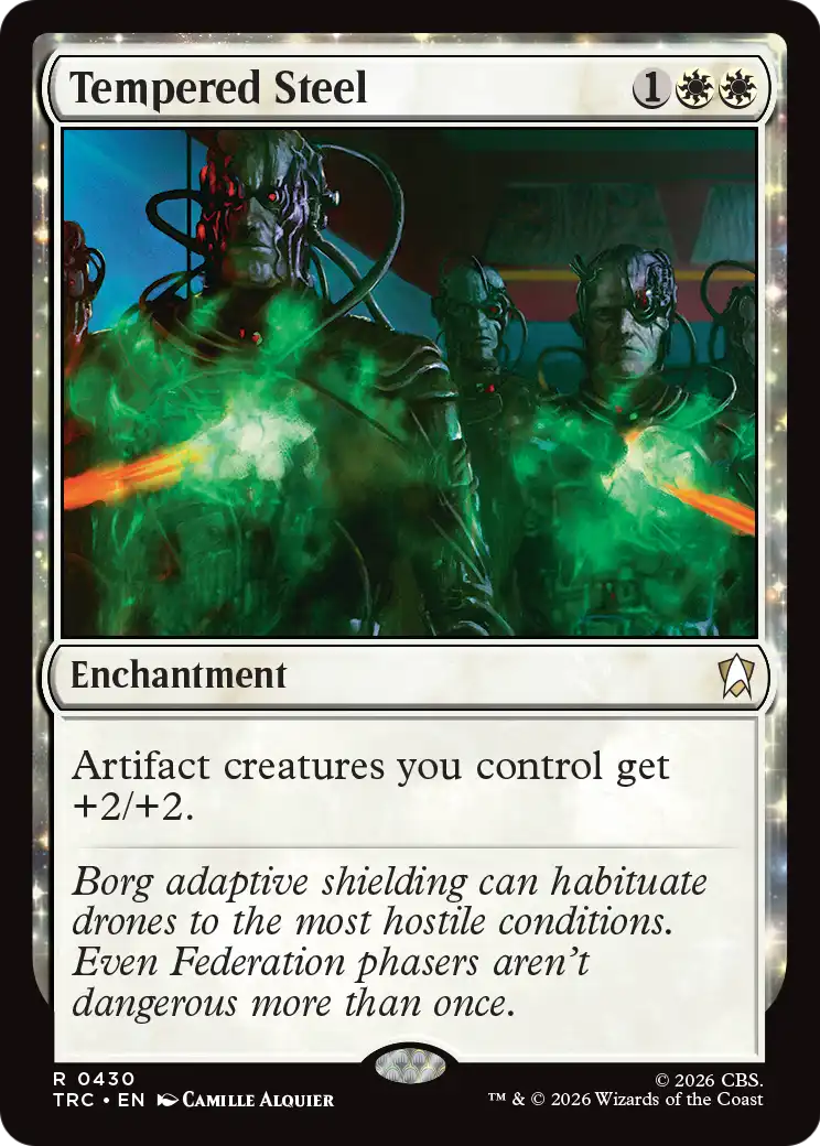 Tempered Steel (Surge Foil) [Star Trek Commander] | Black Swamp Games