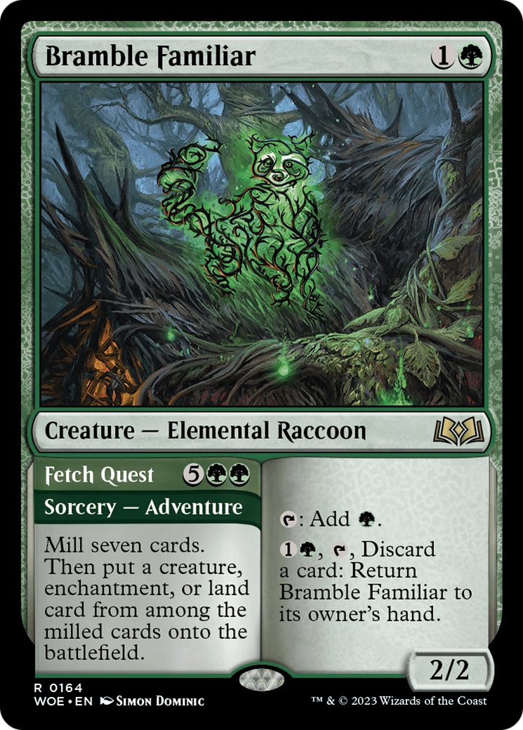 Bramble Familiar // Fetch Quest [Wilds of Eldraine] | Black Swamp Games