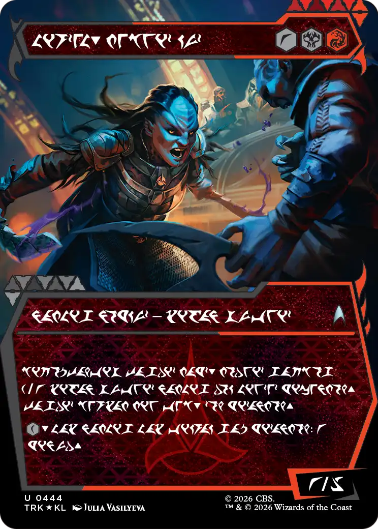 L'Rell, Fierce Visionary (Showcase) (Klingon) [Star Trek] | Black Swamp Games