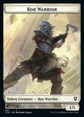 Kor Warrior // Angel Warrior Double-Sided Token [Commander Legends: Battle for Baldur's Gate Tokens] | Black Swamp Games