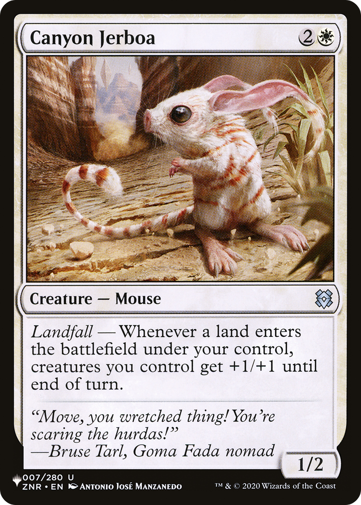 Canyon Jerboa [The List] | Black Swamp Games