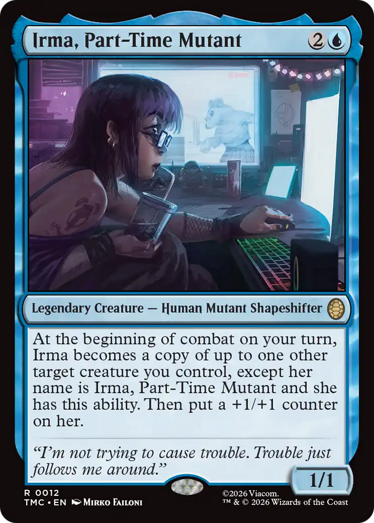 Irma, Part-Time Mutant [Teenage Mutant Ninja Turtles Commander] | Black Swamp Games