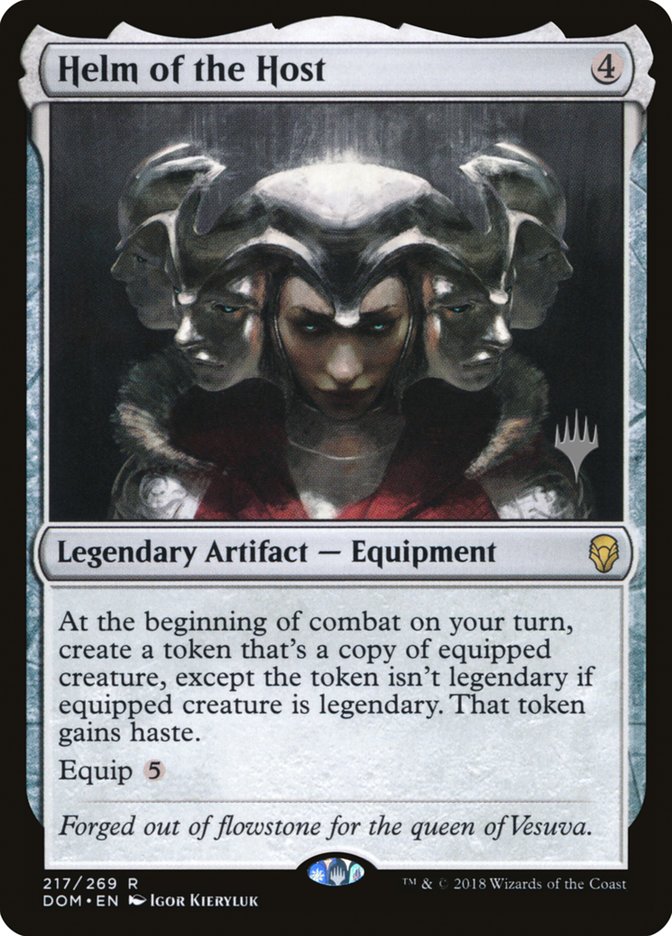 Helm of the Host (Promo Pack) [Dominaria Promos] | Black Swamp Games