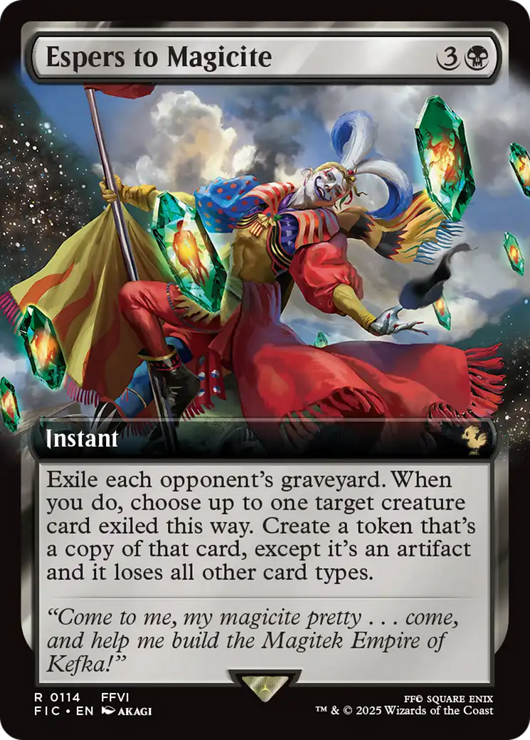 Espers to Magicite (Extended Art) [FINAL FANTASY Commander] | Black Swamp Games