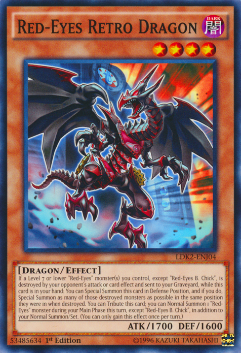Red-Eyes Retro Dragon [LDK2-ENJ04] Common | Black Swamp Games