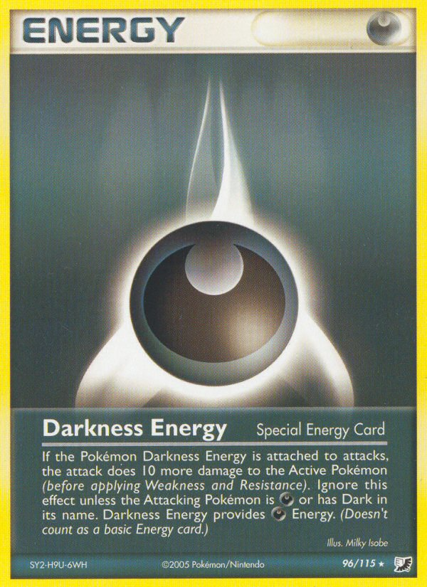 Darkness Energy (96/115) [EX: Unseen Forces] | Black Swamp Games