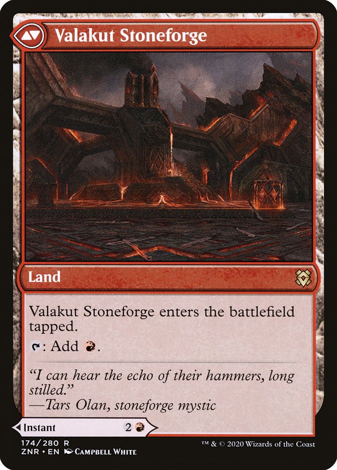 Valakut Awakening // Valakut Stoneforge [Zendikar Rising] | Black Swamp Games