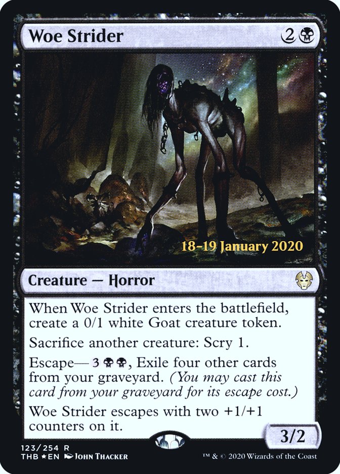 Woe Strider [Theros Beyond Death Prerelease Promos] | Black Swamp Games