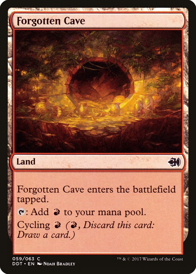 Forgotten Cave [Duel Decks: Merfolk vs. Goblins] | Black Swamp Games