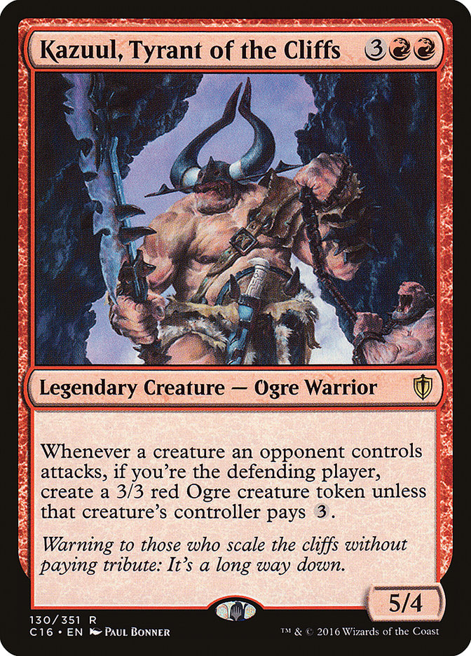 Kazuul, Tyrant of the Cliffs [Commander 2016] | Black Swamp Games