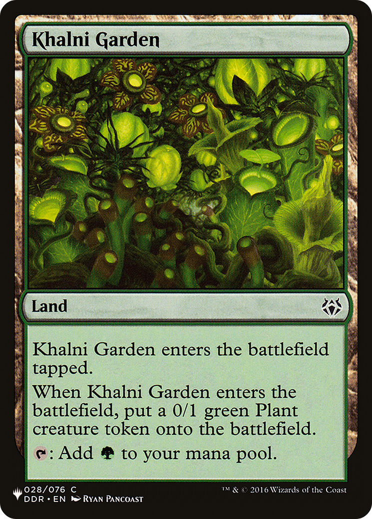 Khalni Garden [The List Reprints] | Black Swamp Games