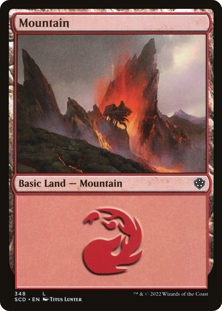 Mountain (348) [Starter Commander Decks] | Black Swamp Games