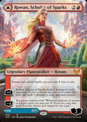 Rowan, Scholar of Sparks // Will, Scholar of Frost (Borderless) [Strixhaven: School of Mages] | Black Swamp Games