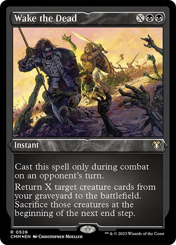 Wake the Dead (Foil Etched) [Commander Masters] | Black Swamp Games