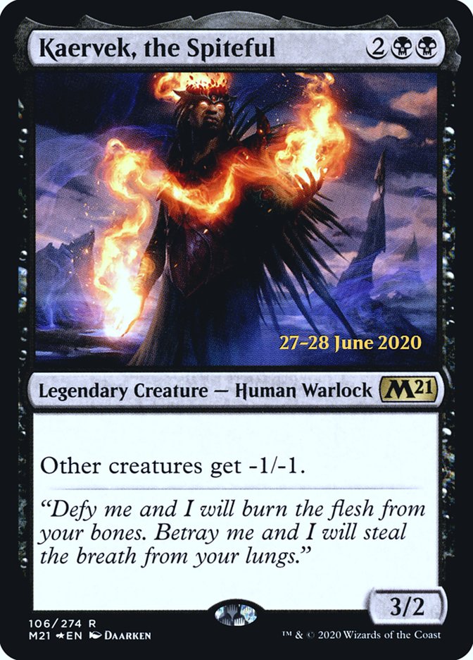 Kaervek, the Spiteful [Core Set 2021 Prerelease Promos] | Black Swamp Games